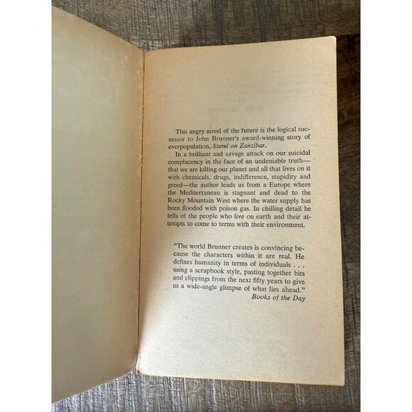 The Sheep Look Up by John Brunner Vintage 1974 Paperback Ballantine Books - Picture 7 of 10